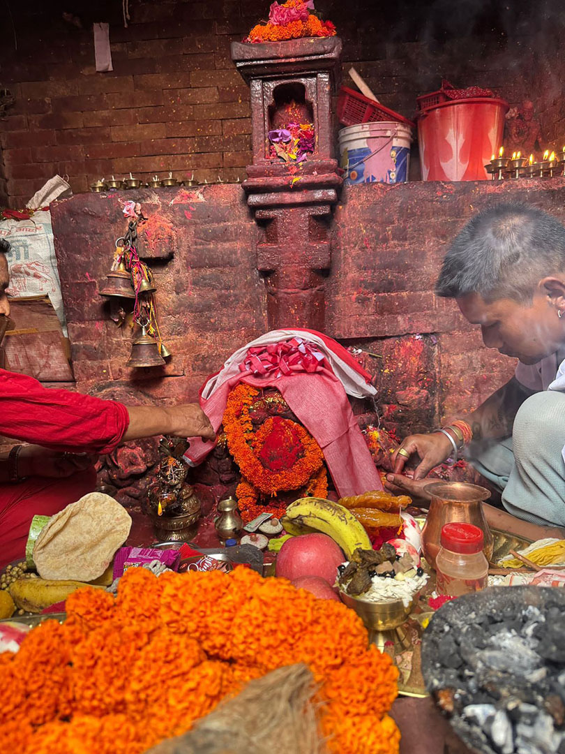 पलाञ्चोक भगवती मन्दिरमा क्षमा पूजा