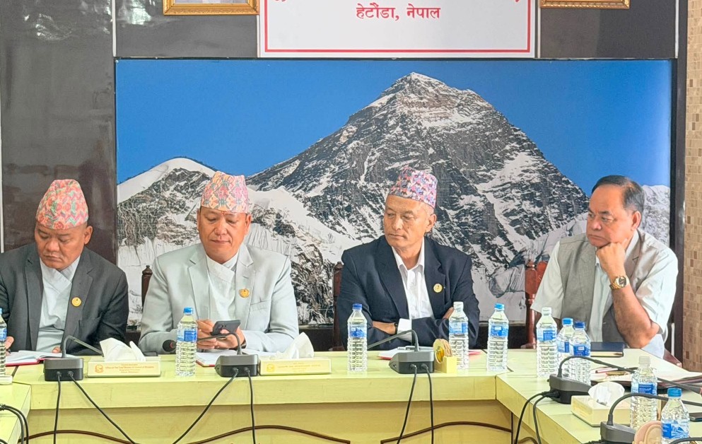 वागमती प्रदेशको मुख्यमन्त्री कार्यालयमा आपतकालीन बैठक सुरु