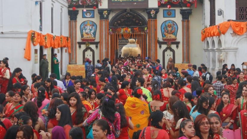 आज हरितालिका तीज, विधिपूर्वक शिव–पार्वतीको पूजा र व्रत