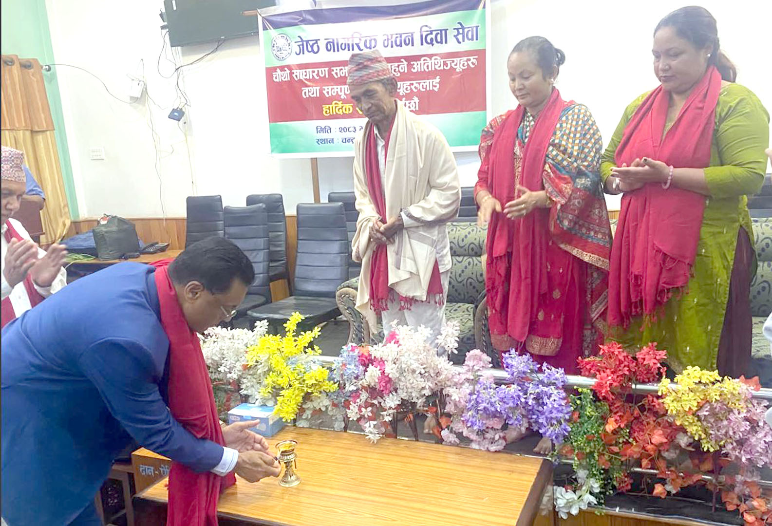 चन्द्रागिरि–७ स्थित ज्येष्ठ नागरिक भवन दिवा सेवाको चौथो साधारण सभा सम्पन्न