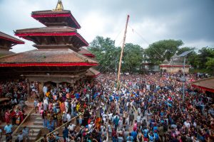 इन्द्रध्वजोत्थानसँगै विधिवत् रुपमा इन्द्रजात्रा सुरु